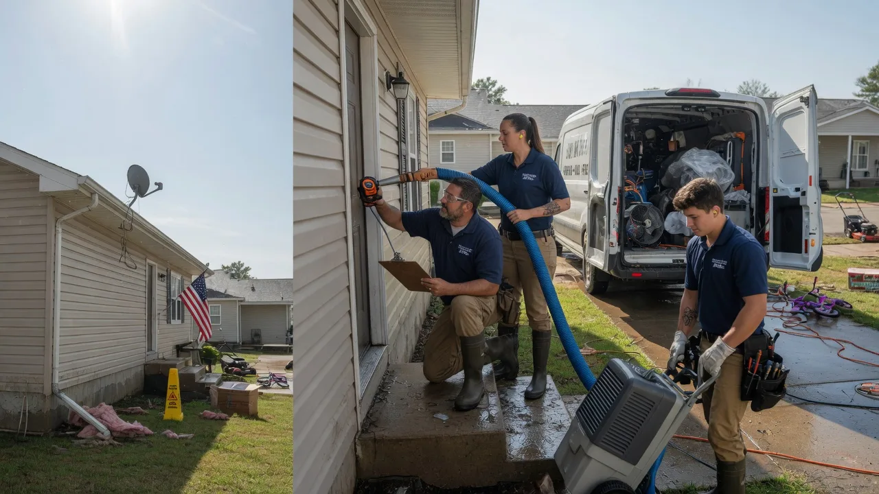 Ceiling Water Damage Restoration in Nodaway, IA near me